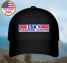 Isky Racing Cams Black Hat Baseball Cap Size S/M and L/XL