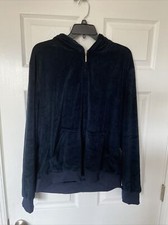 New 100 polyester women's Dark blue hoodie