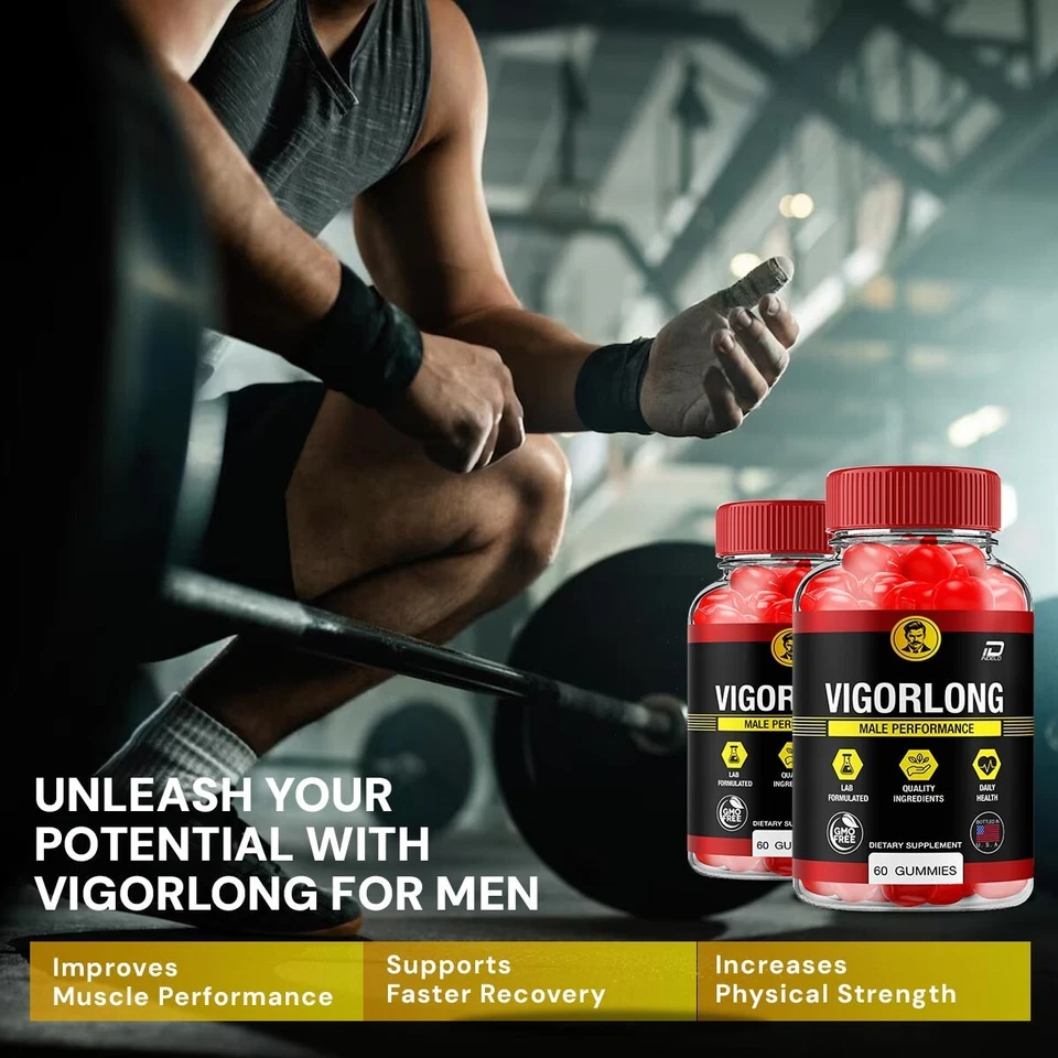 (pacote com 3) Gomas masculinas VigorLong – Gomas masculinas longas Vigor totalmente naturais - Imagem 3 de 4