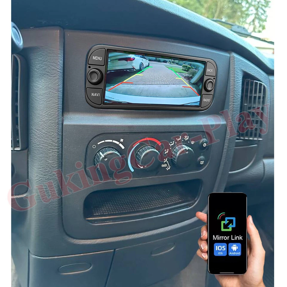 For 2002-2005 Dodge Ram 1500 3500 Radio With Wireless CarPlay Android Auto Navi Foto 4 de 4