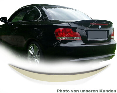 Heckflügel passend für BMW 1 E82, Typ P-Still, Saphir Black hartes ABS Koffe