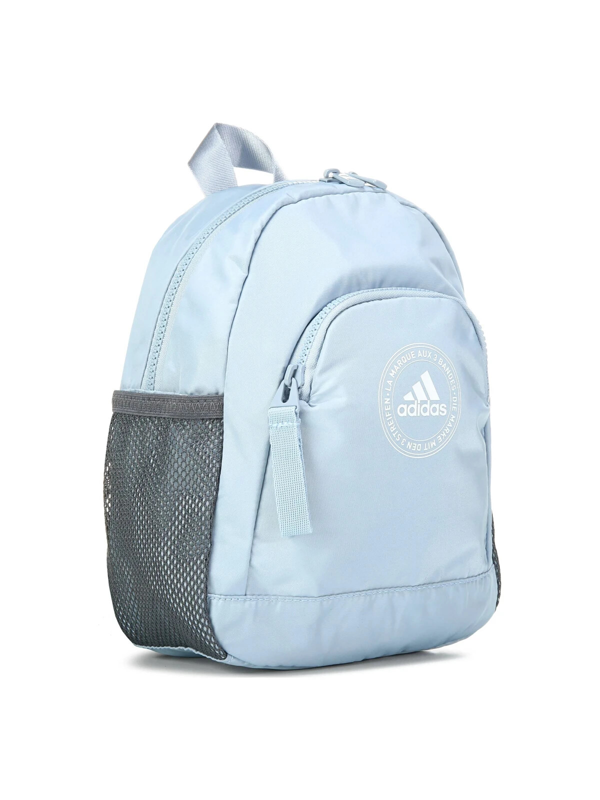 adidas Girl's/Women's Wonder Blue/White Linear 3 Mini Backpack (5156929) - NWT