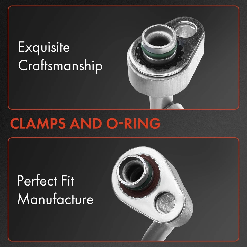 Nuevo conjunto de manguera de línea de succión y descarga de aire acondicionado para Ford Flex Taurus Lincoln MKS Foto 4 de 4