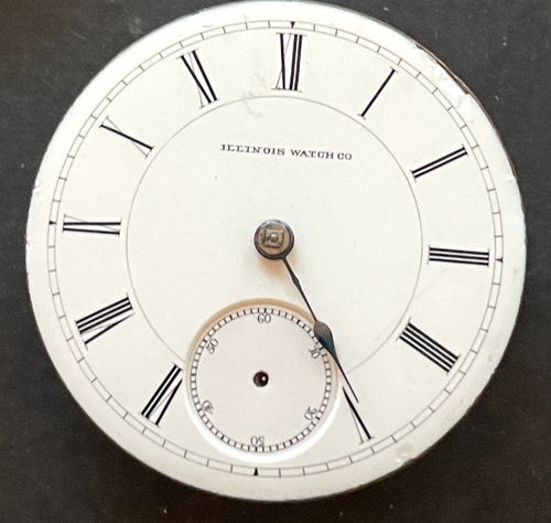 Antique 1880 Illinois Grade 101 Pocket Watch Movement Parts/Repair 18s 11j USA - Picture 1 of 2