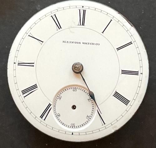 Antique 1880 Illinois Grade 101 Pocket Watch Movement Parts/Repair 18s 11j USA