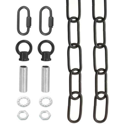 Lighting Chain Link 10 Ft Metal Chandelier Fixture Extension 65Lb Max Weight