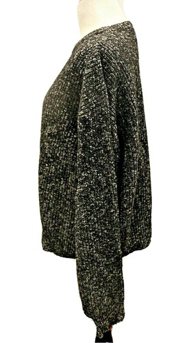 HIGHLANDER Women's Gray Wool Blend Round Neck Long Sleeve Sweater, Size XL - 第 3/6 張圖片