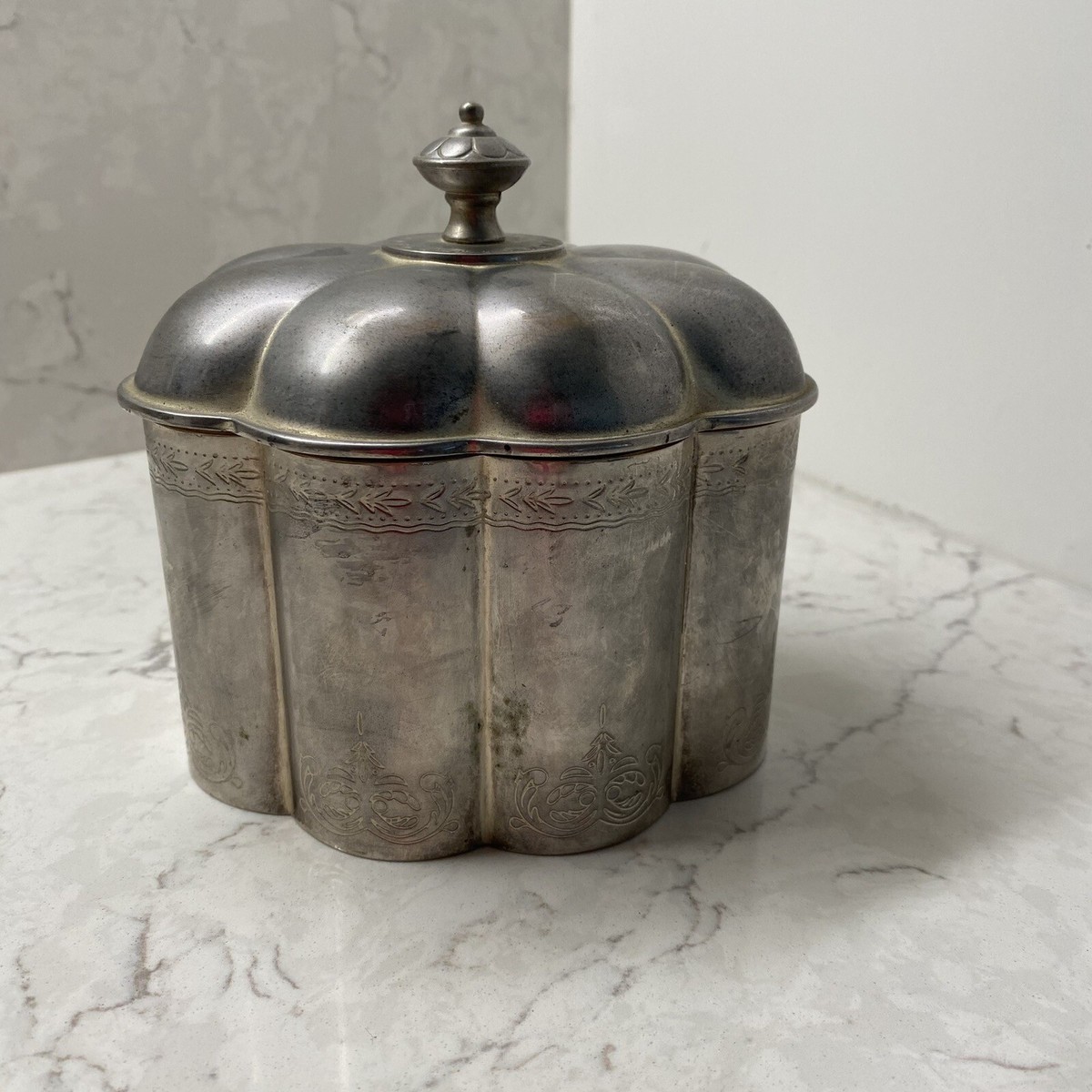 Vintage Godinger Silver Plate Jewelry Box Red Velvet 1994 | eBay