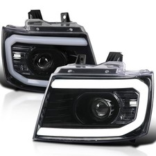 SPEC-D TUNING DRL LED Projector Headlights for 07-13 Chevy Avalanche/07-14 Tahoe