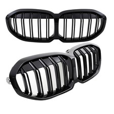 Sport Doppelsteg Kühlergrill hochglanz schwarz lackiert für alle BMW 1er F40