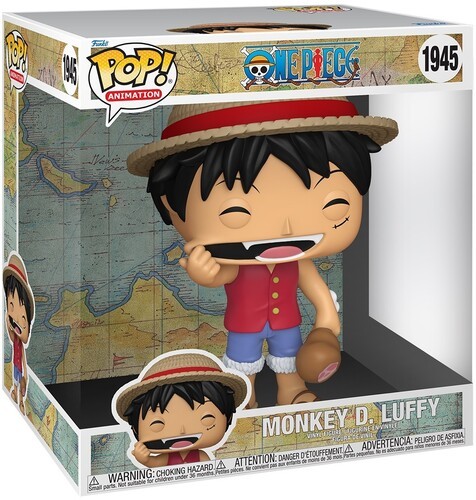 funko pop HOME×１ VYNL×１ Funko Pop! Vinyl Jumbo 10 in: One Piece - Monkey D. Luffy