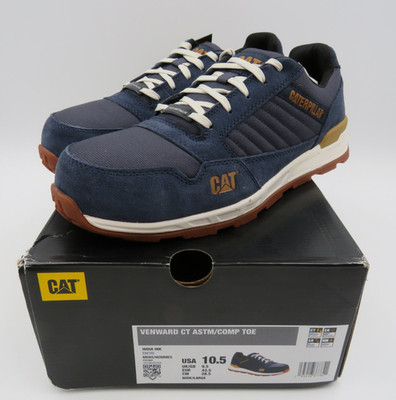 Caterpillar Venward Composite Toe SD Mens Black Wide Work Shoes Size 10.5