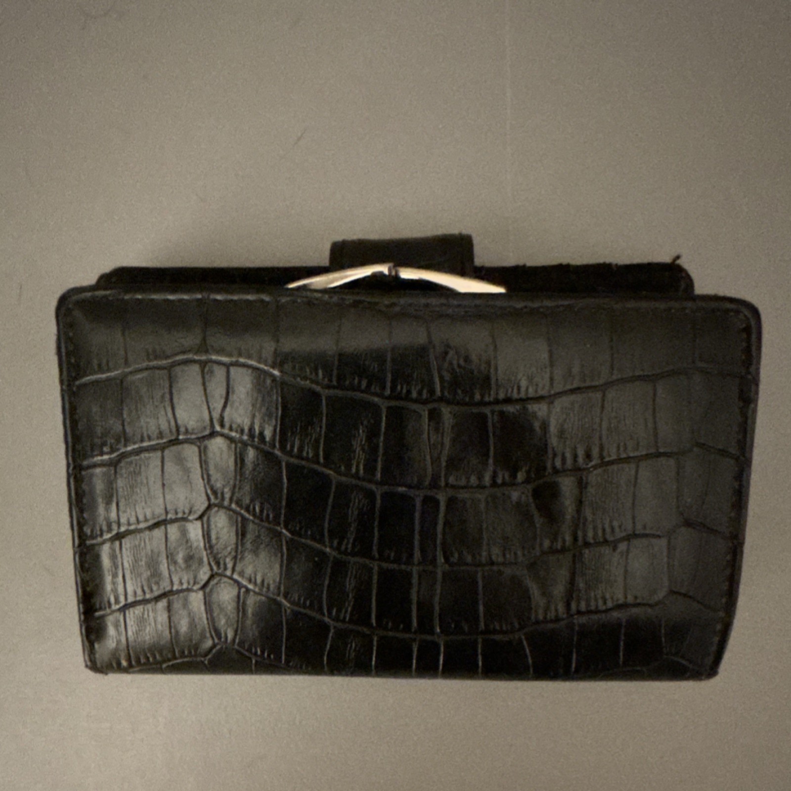 Brighton Bellissimo Crocodile Pattern Folding Hea… - image 2