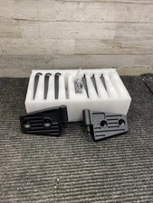 8 Pcs Door Hinge Kit Aluminum Black Compatible with Wrangler JK 2007-2018