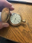 Antique 1896 Waltham Model 1888 Hunter Pocket Watch Fancy Beautiful Case