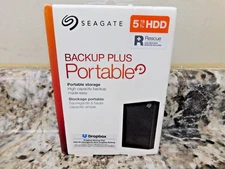 Seagate Backup Plus 5TB, External, 5400 RPM, 2.5in. Hard Drive