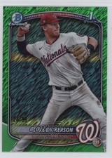 2025 Bowman Chrome Prospects Green Shimmer Refractor 24/99 Luke Dickerson 1i7n