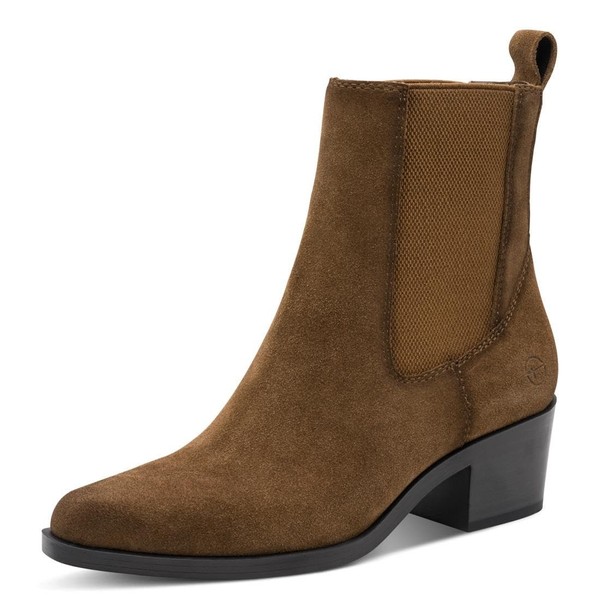 Chelsea Boots Tamaris Damen Braun GrößE 41, Stiefeletten, Leder-image