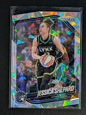 2025 Panini Prizm WNBA Jessica Shepard Ice Prizm Card #137 Minnesota Lynx