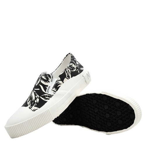 Moncler Men's Glissiere Floral Print Slip-On Sneakers, Brand Size 41 ( US Size 8 - 第 2/4 張圖片
