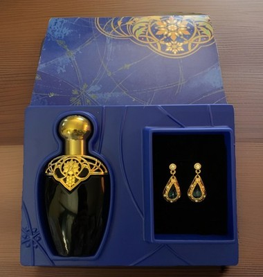 Avon Mesmerize Sparkling Brilliance Set Cologne Earrings RARE New Orig Box 1995