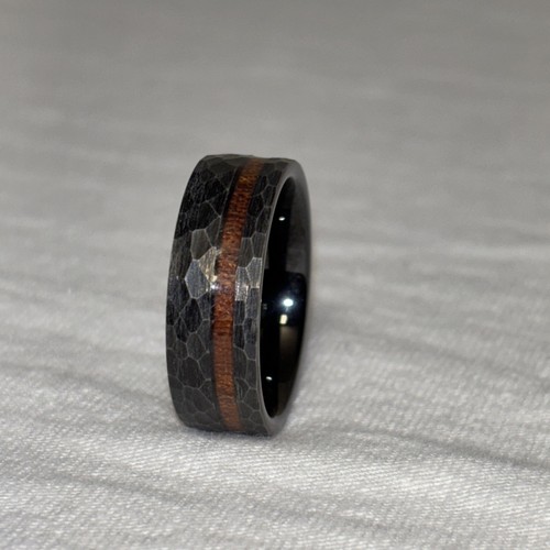 Tungsten Carbide Black And Brown Ring Size 10.5 - Picture 8 of 12