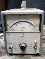Hewlett Packard / Agilent 400E AC Voltmeter Powers Up Further Untested