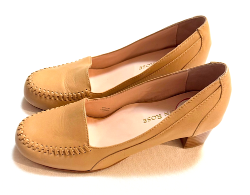 Tan, Leather Taryn Rose JOY NWOB Block Comfort Pump size 6 1/2 M; 2" Heel - Picture 4 of 21