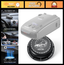 Magnetic Radar Detector Dashboard Mount with N52 Magnets, Adjustable Angle, Anti