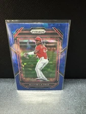 2023 Panini Prizm ELLY DE LA CRUZ Blue Cracked Ice Cincinnati Reds #92