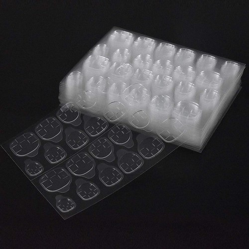 Nagelaufkleber Transparent Klebepads Gel Tips Kunstnägel 720 Stück - Bild 3 von 10