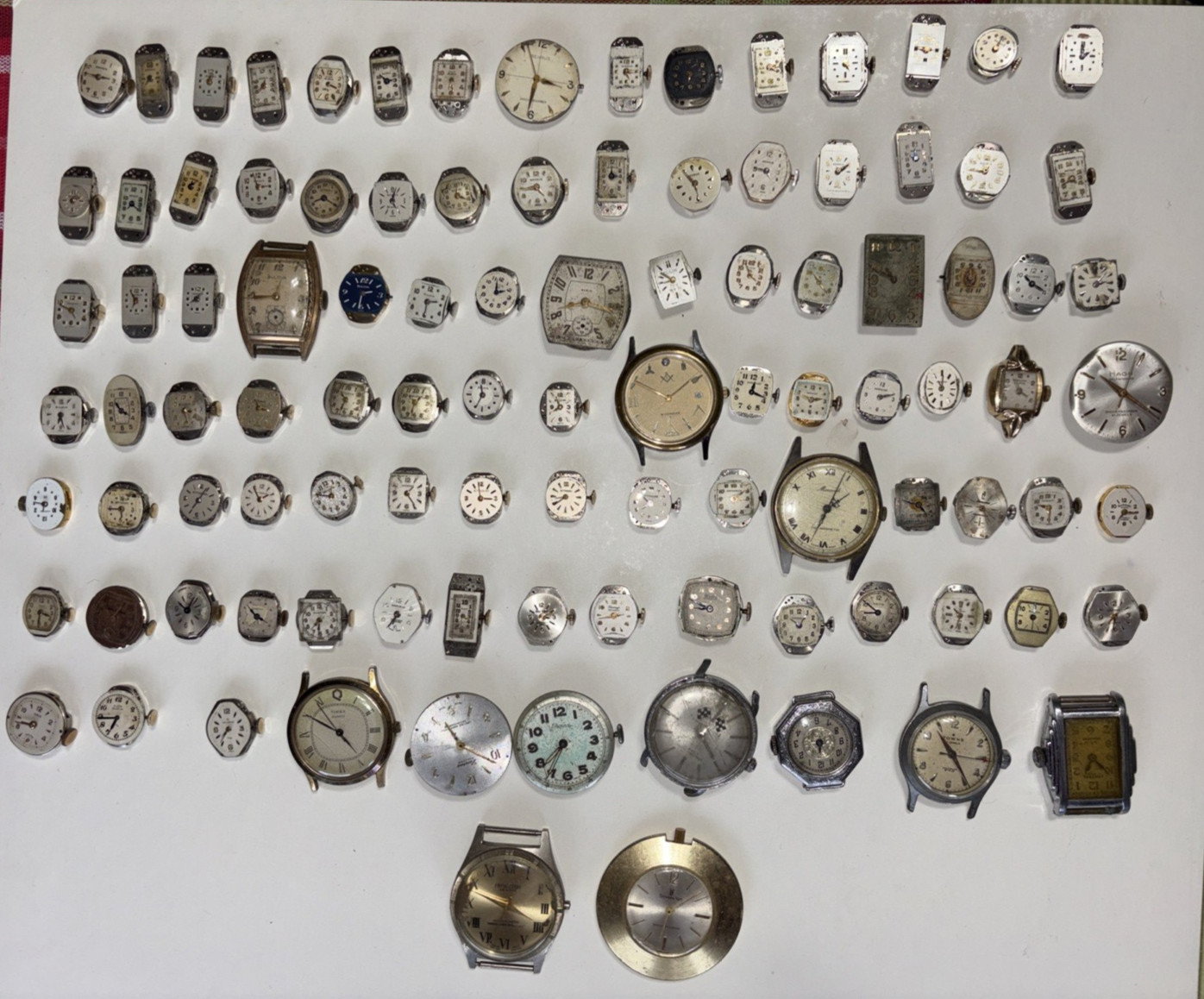 watch Mechanical movements,dial,parts lot altered Vtg Steampunk wrist Art repair - vintagewatches.pk