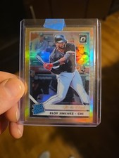 Eloy Jimenez 2019 DR Optic Orange Refractor Rated Rookies We the People /76