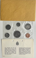 CANADA 1968 Uncirculated Coin Prooflike Set Royal Canadian Mint