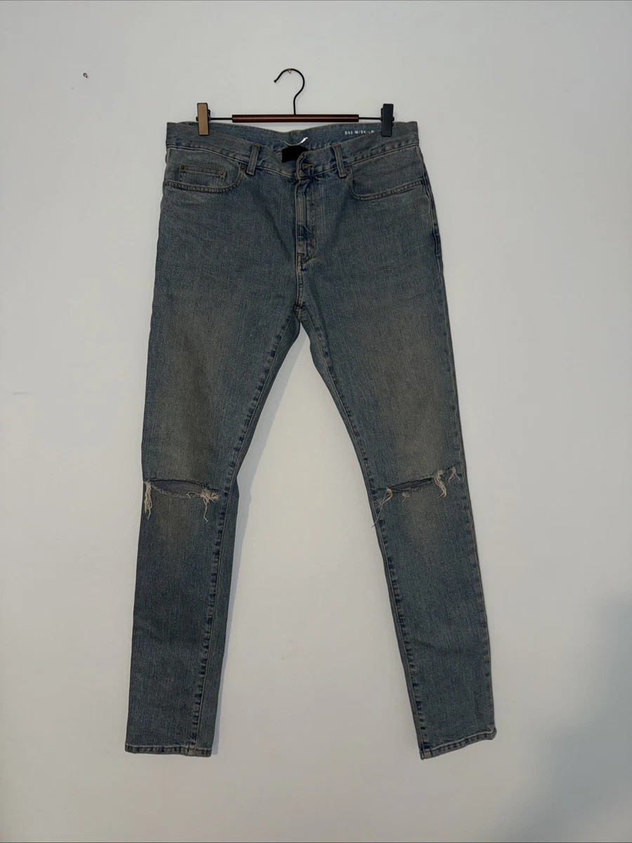 Saint Laurent Blue Cotton Jeans for Men for sale | eBay