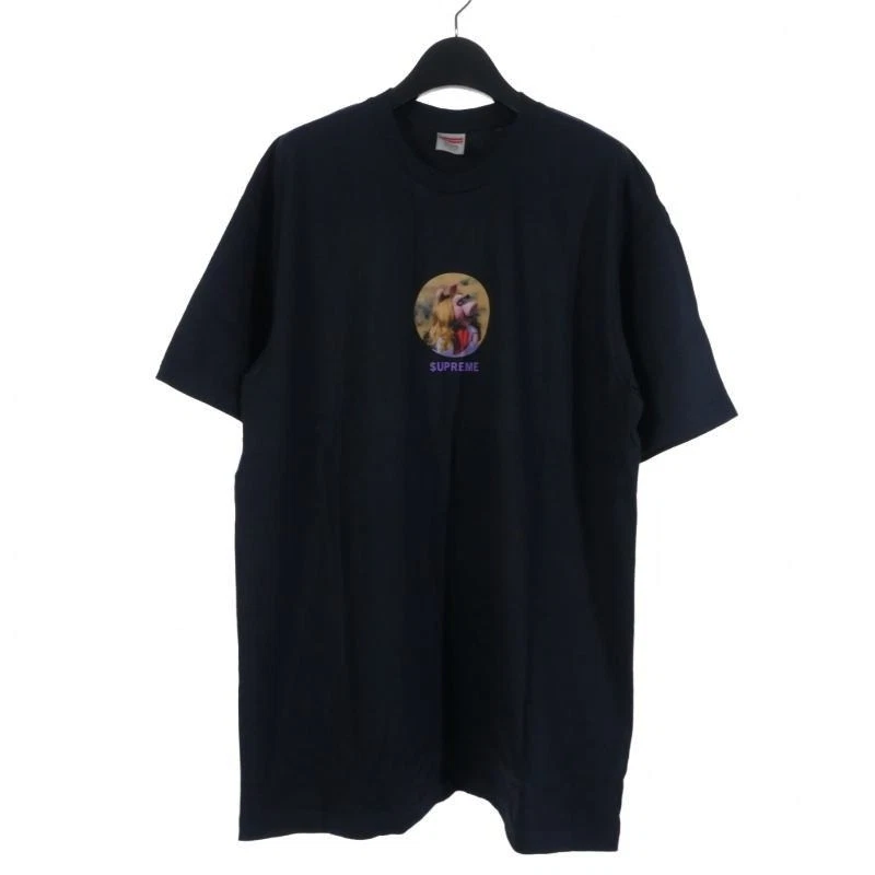 Supreme 24SS Miss Piggy Tee Miss Piggy Print T shirt manches courtes L bleu marine homme s