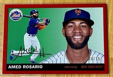 2020 Topps Archives - 1955 Topps Amed Rosario #84 Red /75 NEW YORK METS