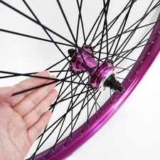 26' x 1.85' Heavy Duty Front Wheel,12G 48S Wheel,Double Wall Aluminum Alloy Rim