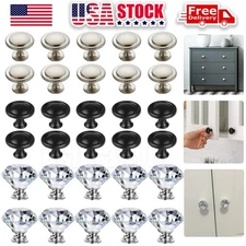 10-50Pcs Door Knobs Hardware Cabinet Handles Cupboard Drawer Kitchen Pulls US