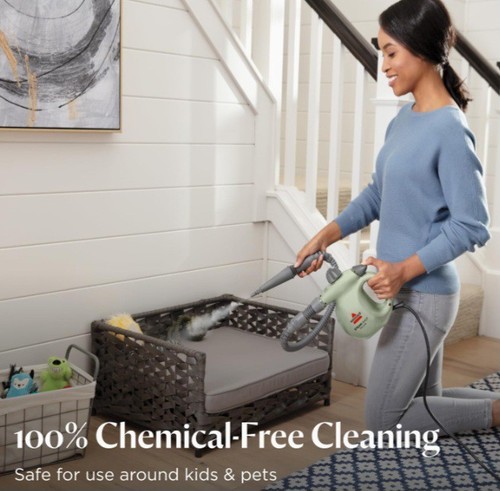 BISSELL Steam Shot Deluxe 39N7A Handheld Surface Steam Sanitizer & Cleaner - Picture 6 of 7