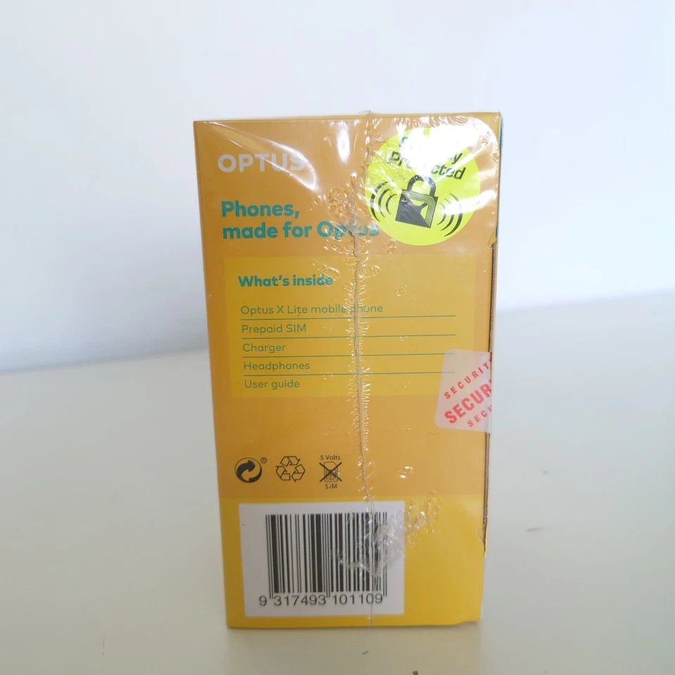 Optus X Lite 2038X Cocoa Gray Mobile Phone Big Button, Brand New Sealed Box - Image 4 of 4