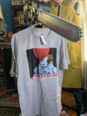 Scary Movie IT Pennywise Not Scary At All T-Shirt New