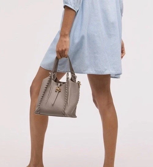 SAM EDELMAN Poppy leather small crossbody bag + Dust bag TAUPE $225 MSRP NWT! - Image 2 of 4