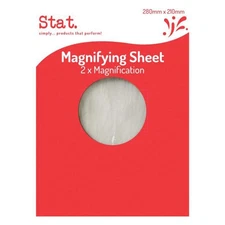 Stat Magnifying Sheet 280x210mm Strong Sturdy Lightweight Scratch Resistant