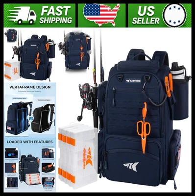 KastKing Angelrucksack mit Rutenhaltern und Regenschutz - Bild 1 von 4