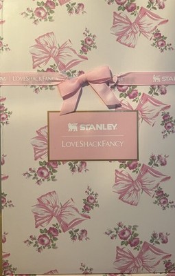 Stanley x LoveShackFancy Beaux Pink 40oz LSF Cup Factory Sealed Ship Fast