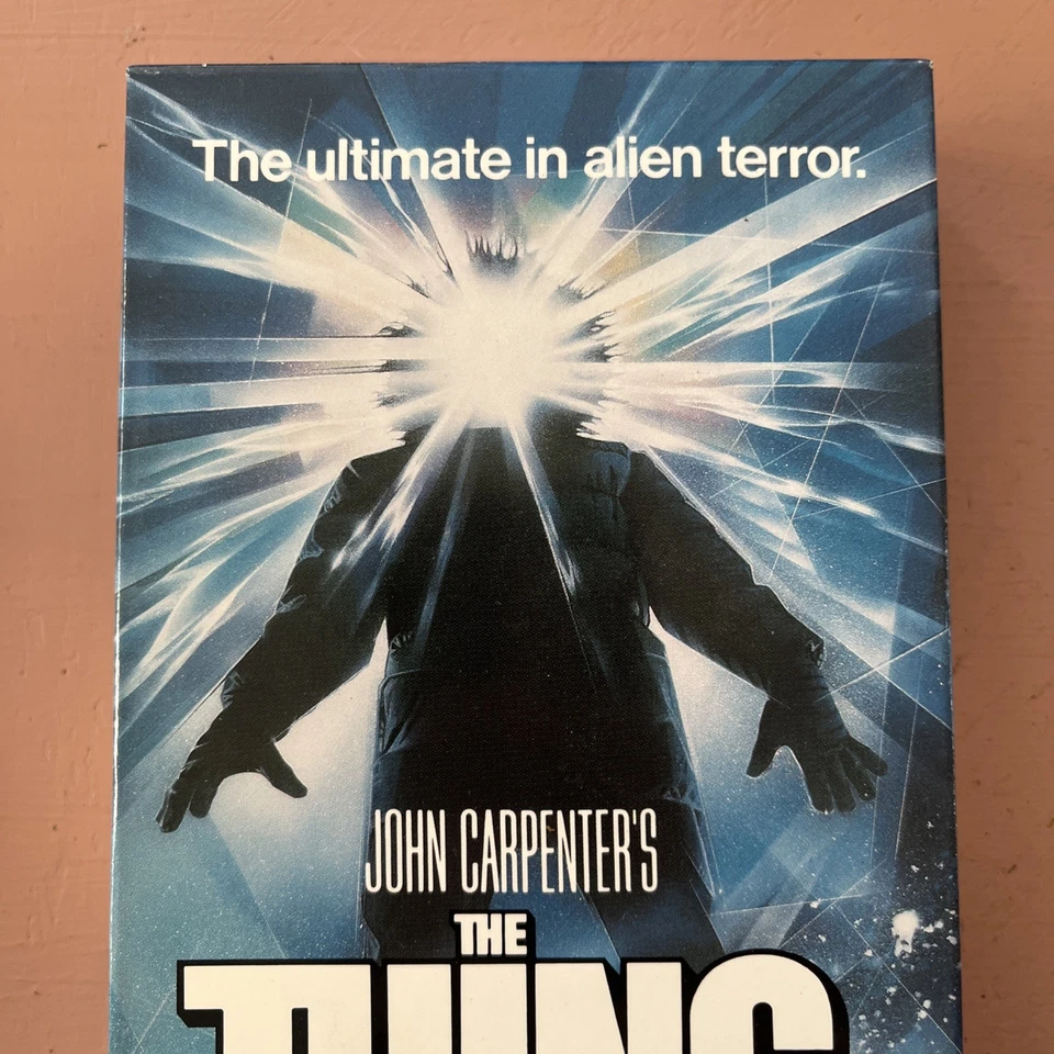 John Carpenter's The Thing VHS Tape 1982 1996 Release Kurt Russell Rob Bottin - Image 2 of 4