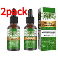 2Pcs 30ml Rosemary Essential Oil - Hair Growth Skin Care Nourishes Natural
