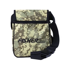 Fisher Metal Detector Camo Finds Pouch – 2 Large Pockets + Belt PCH-F