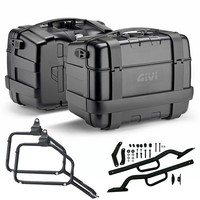 Givi Seitenkoffer + Halterungen TRK46BB FüR Honda VFR 800 1998-1999